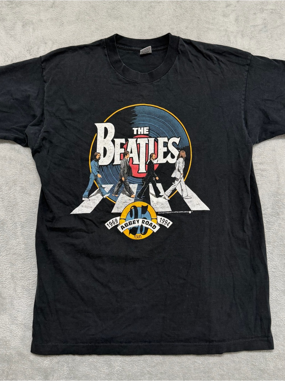 Vintage Beatles Abbey Road 90s Shirt Single Stitch Rare Men’s XL